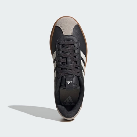 ADIDAS MEN VL COURT LOW SNEAKERS - BLACK/CORE - SIZE MULTI (BRAND NEW) - Picture 6 of 7